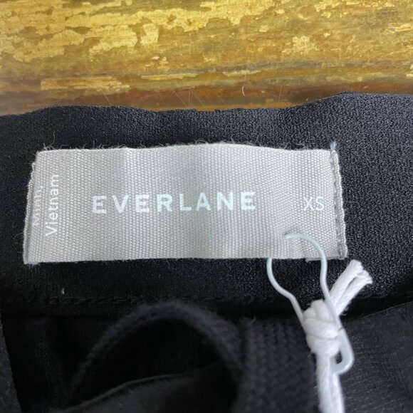 Everlane The Dream Pant® Black Sz XS Tapered Leg - Picture 8 of 9